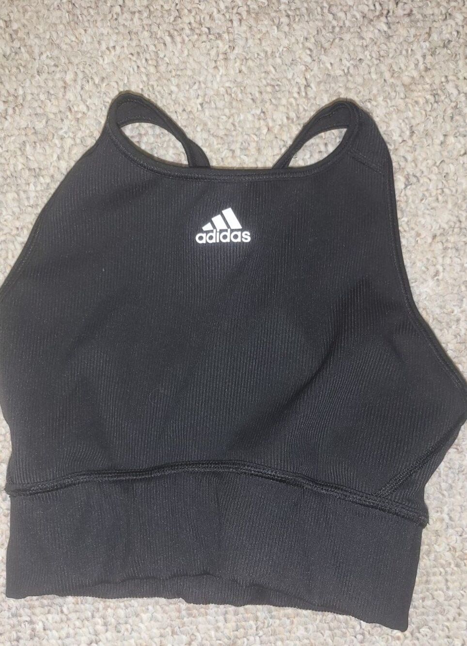 Adidas Racer Back Primegreen Sports Bra / Top Sz Small EUC USA Seller